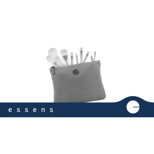 Set de pinceaux cosmétiques - blanc