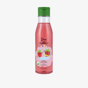 Shampoing et Gel douche enfant Love Nature Stawberry